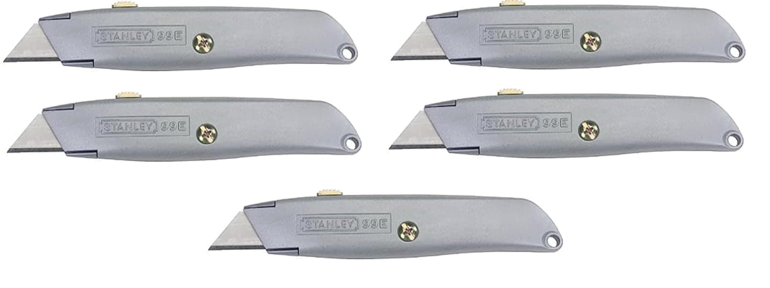 Hand Tools 10-099 Retractable Blade Utility Knife, Sold as 5 Pack