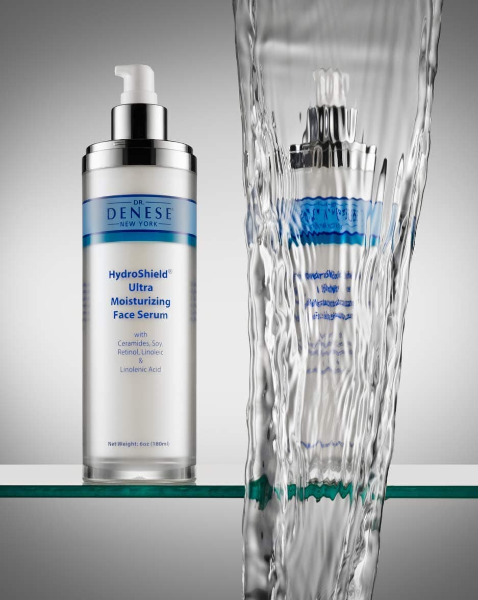 Dr. DeneseSkinScience HydroShield Ultra Moisturizing Face Serum Locks In Moisture with Retinol & Ceramides - Reduce Appearance of Wrinkles, Increased Hydration & Tightness - Cruelty-Free - 6oz