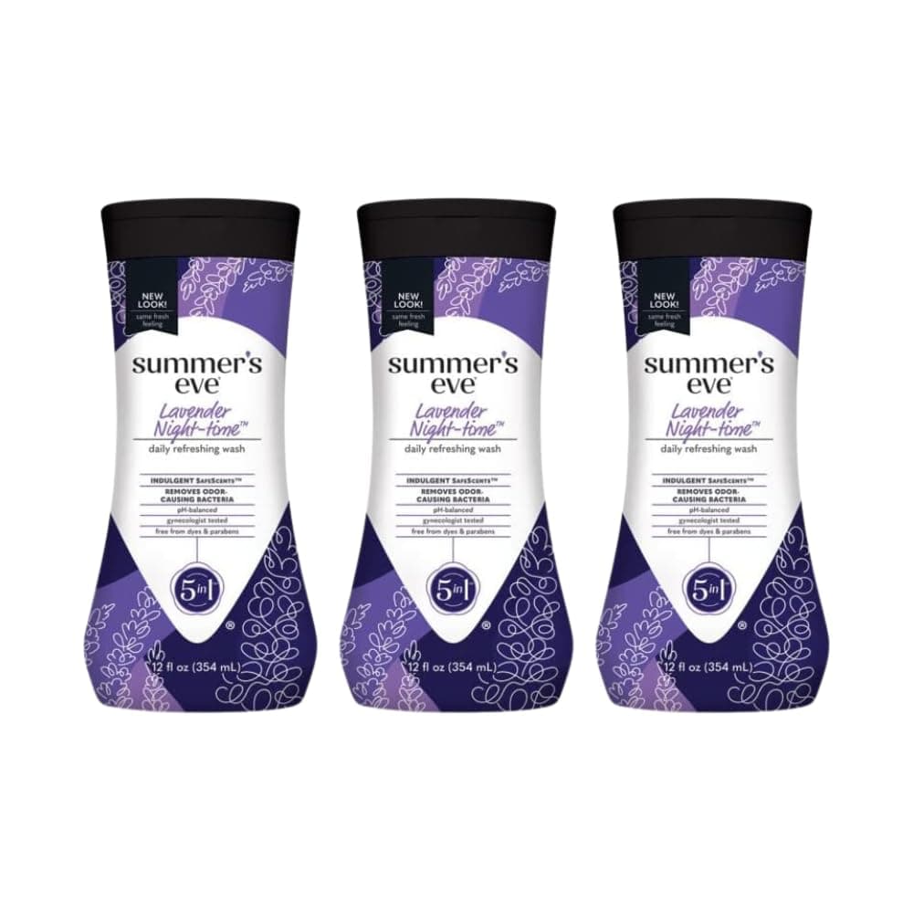 Summer's EveNight-Time Cleansing Wash, Lavender, 12 Fl Oz (Pack of 3)