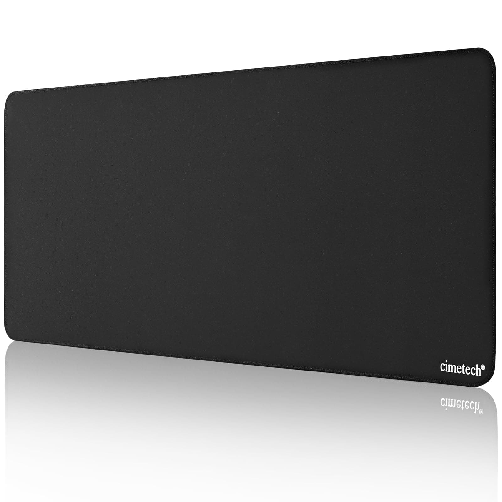 cimetech Gaming Mouse Pad 800 * 300 * 3 MM, Extended Large Mouse Mat Computer Keyboard Desk Pad with Anti-Slip Rubber Base Comfortable Waterproof Soft Cloth, Improved Precision and Speed - Black