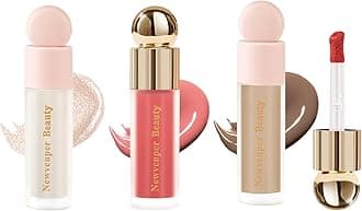 Liquid Contour, Blush, Highlighter - Radiant Finish, Pink/Peach, 3-Piece Set in Tube Containers