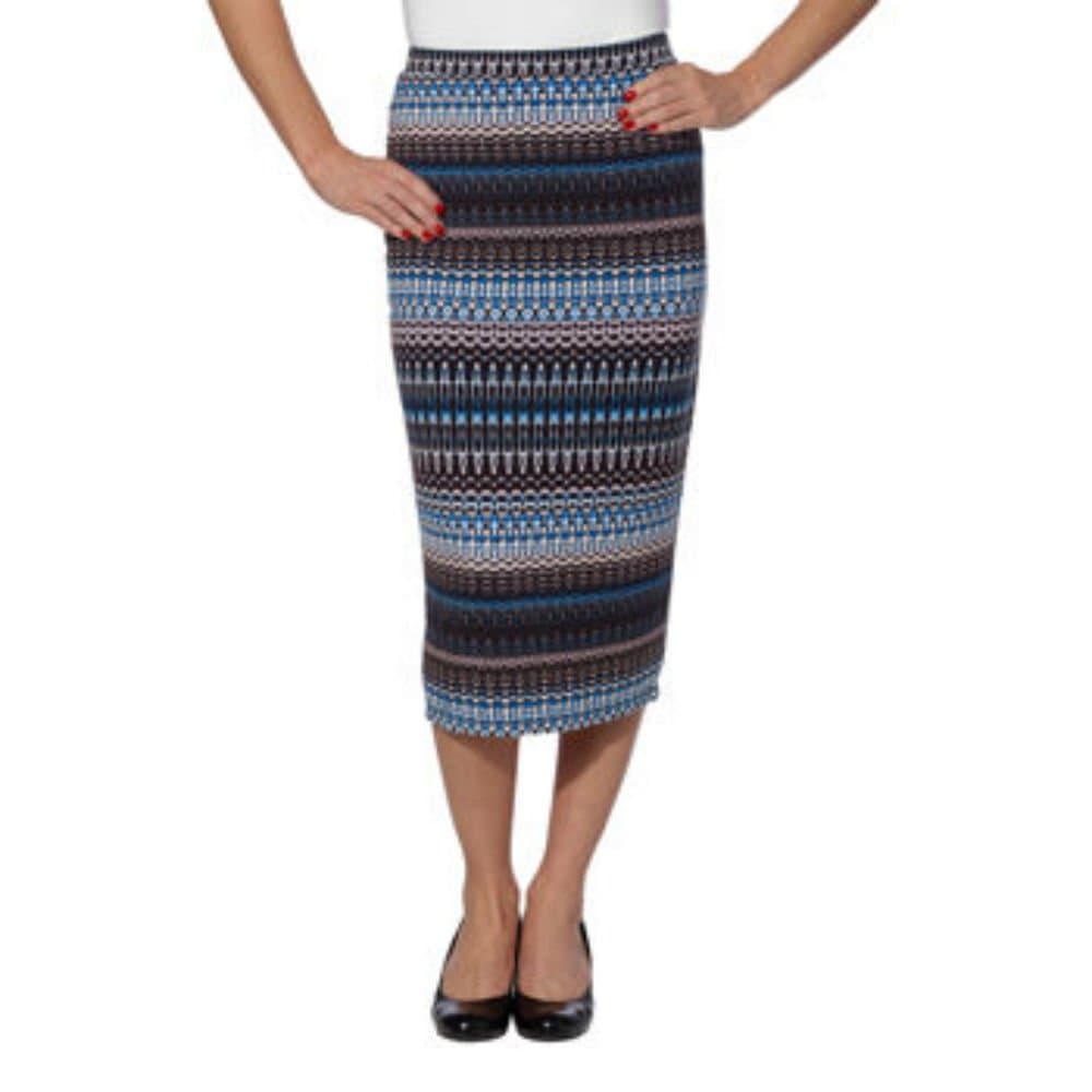 Matty M Ladies' Midi Skirt Pull-on Style, Fully Lined, Knee Length
