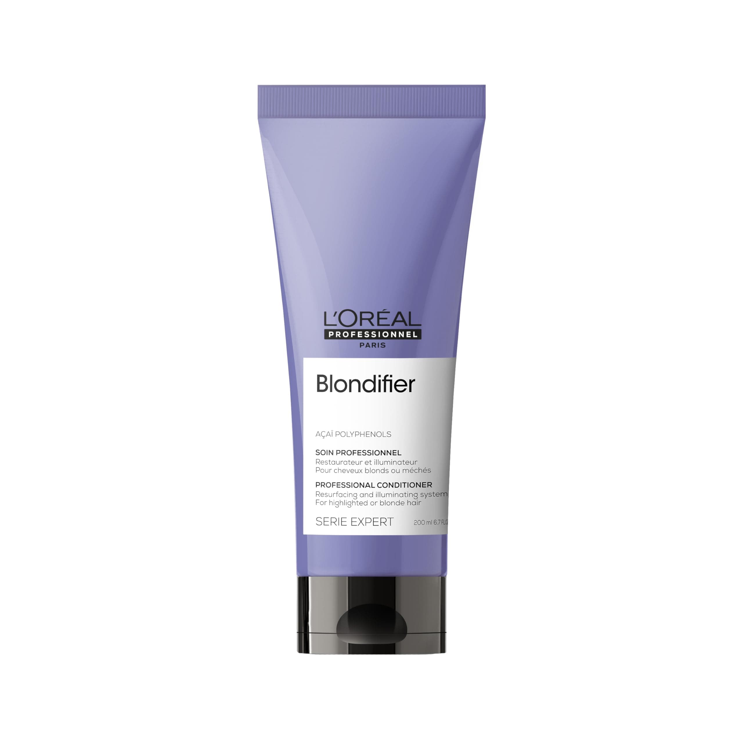 L’Oréal Professionnel | Blondifier Conditioner| Restores Color -Treated Hair | Enriched with Açai Berry Extract | Fights Brass | For Highlighted or Blond Hair | SERIE EXPERT | 200ml