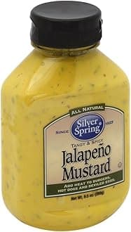 Silver Spring, Jalapeno Mustard, 9.5oz Container (Pack of 3)3
