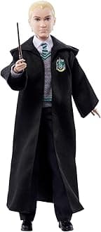 Mattel Harry Potter Drago Malefoy Doll in Slytherin Wizard Outfit, Birthday Gift, Collectable, Children's Toy, Ages 3 and Above, HMF35
