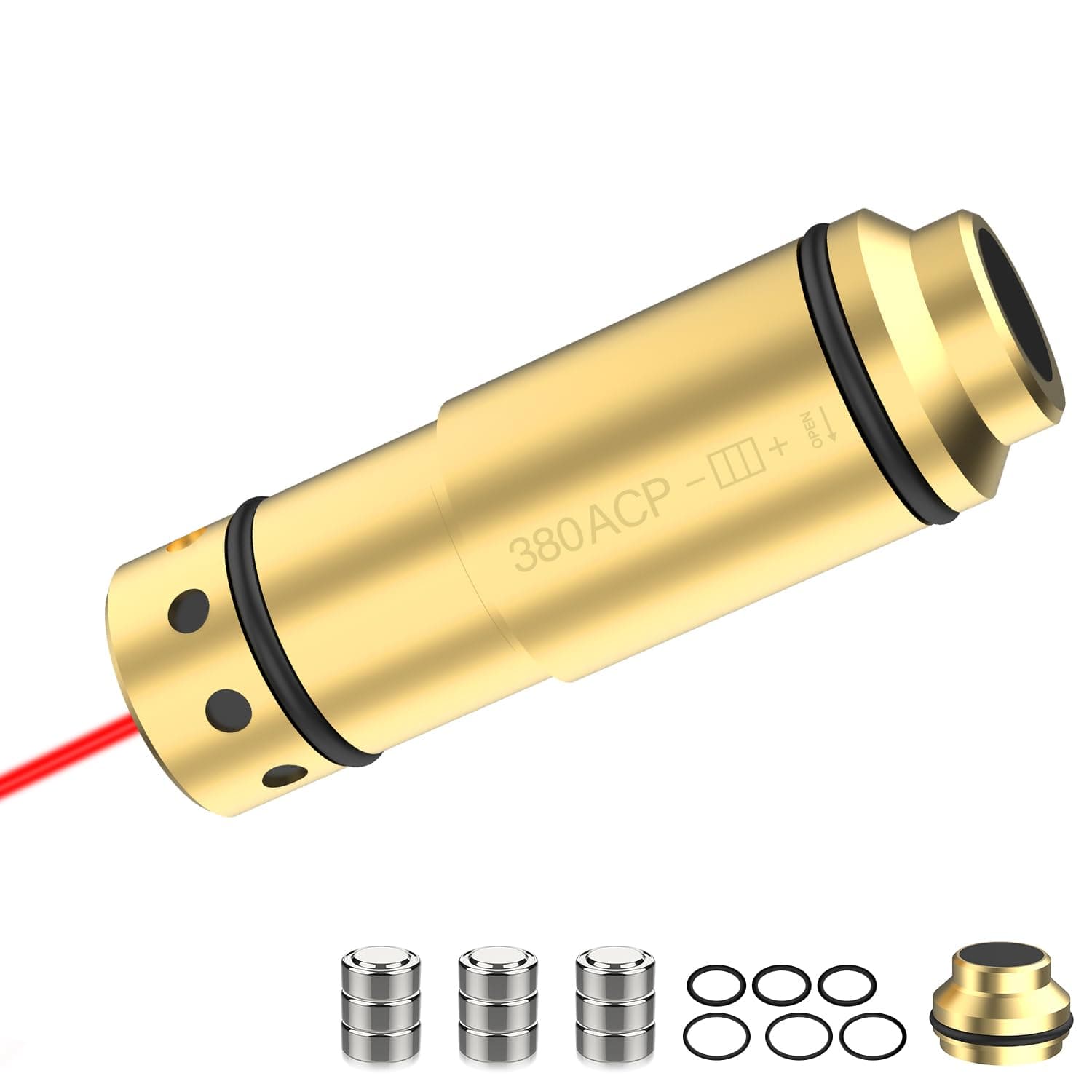380acp Laser Training Cartridge for Dry Fire Training System with 3 Set Batteries