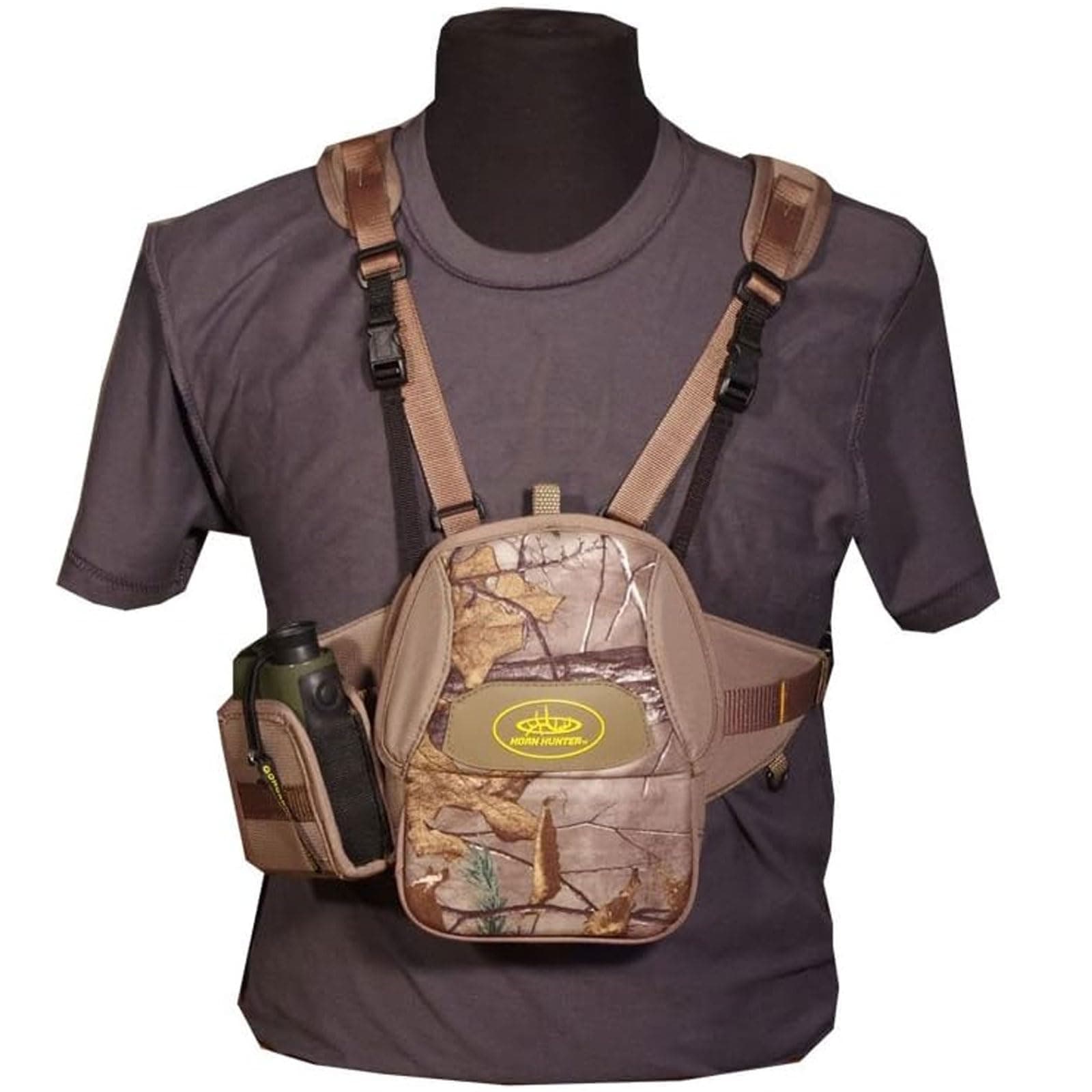 HORN HUNTER OP-X Combo Bino Harness System A073 - Durable Lightweight Hunting Padded Binocular Bag with Rangefinder Case