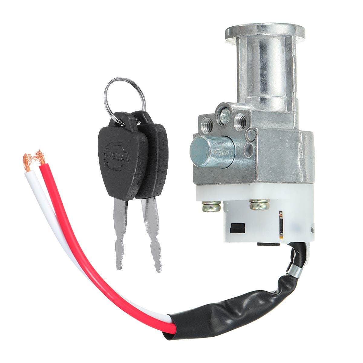 Viviance Battery Chager Ignition Switch Lock with 2 keys For Motorcycle Electric Bike Scooter E-bike