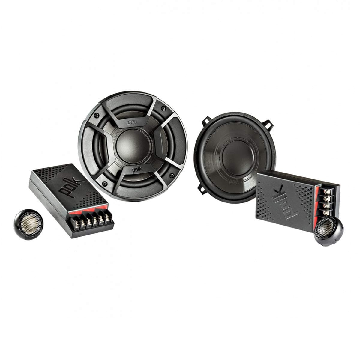 DB5252 DB+ Series Component Speaker System for Car & Marine - 5-1/4" 2-Way Speaker, 4-Ohm Impedance, 50-23kHz Frequency Response, Polypropylene Woofer Cone, Separate Silk Dome Tweeter