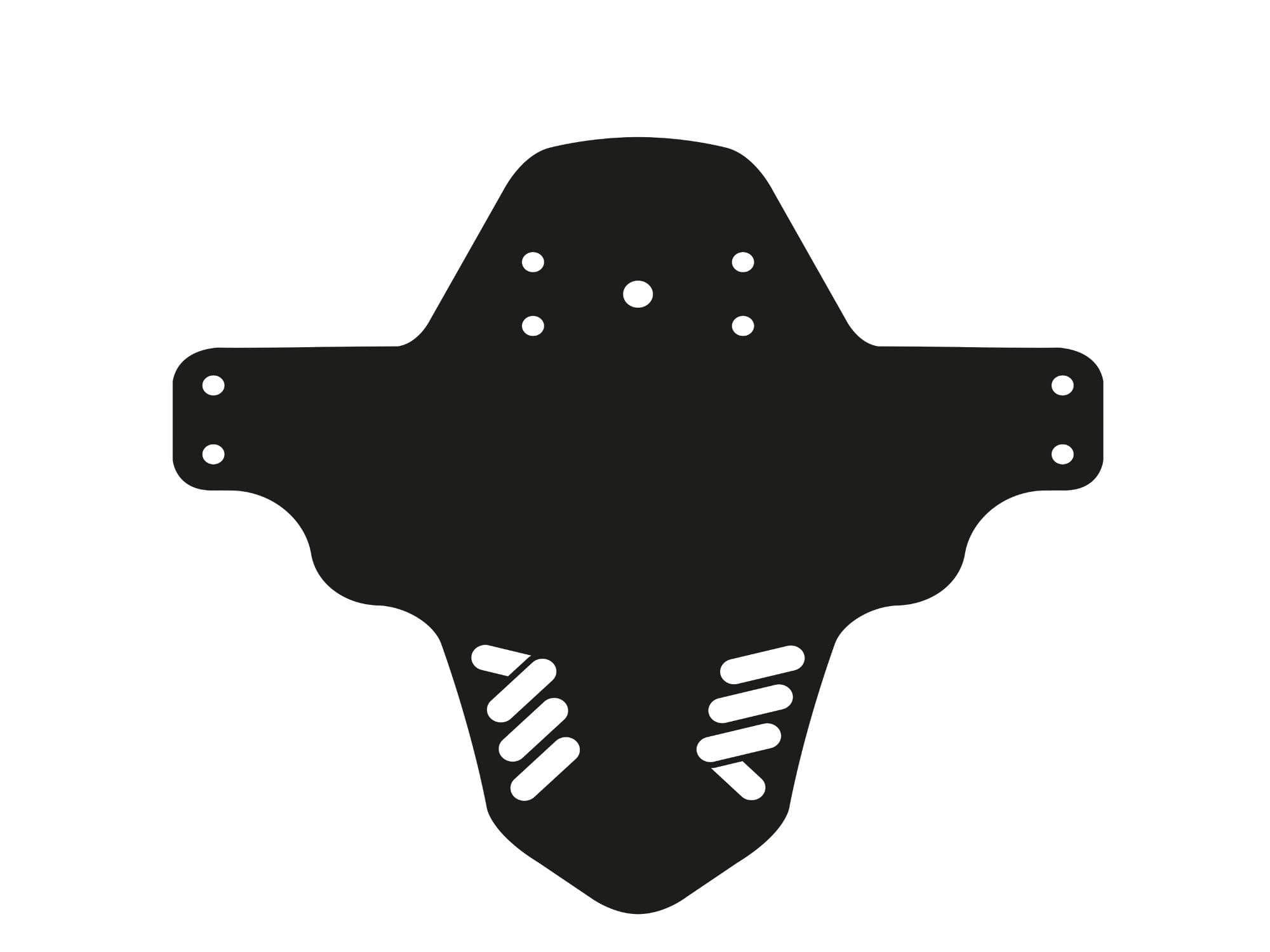 MTB Front Wheel Mud Guard - Lightweight & Durable Protection - Universal Fit - Protect Against Mud, Water Spray and More