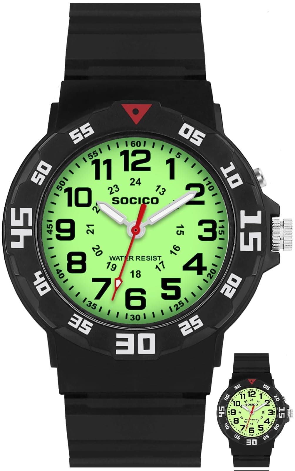 SOCICO Kids Analog Watch with Light