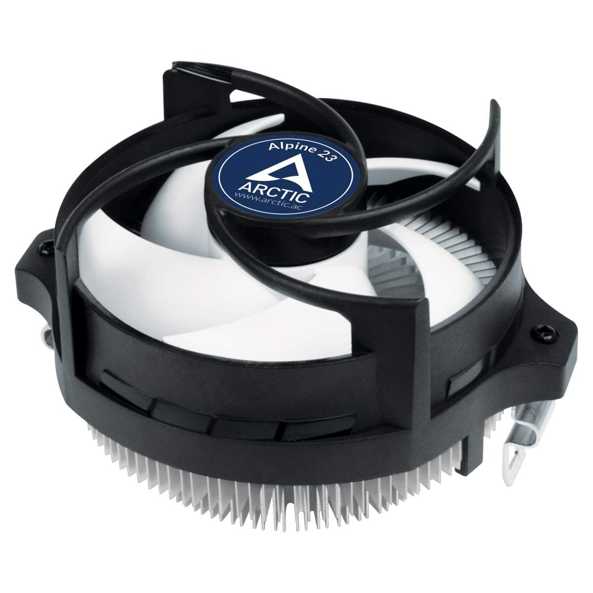 Alpine 23 - Compact AMD CPU Cooler for AM5 and AM4, Thermal Compound MX-2 pre-Applied, Computer, PC - Black