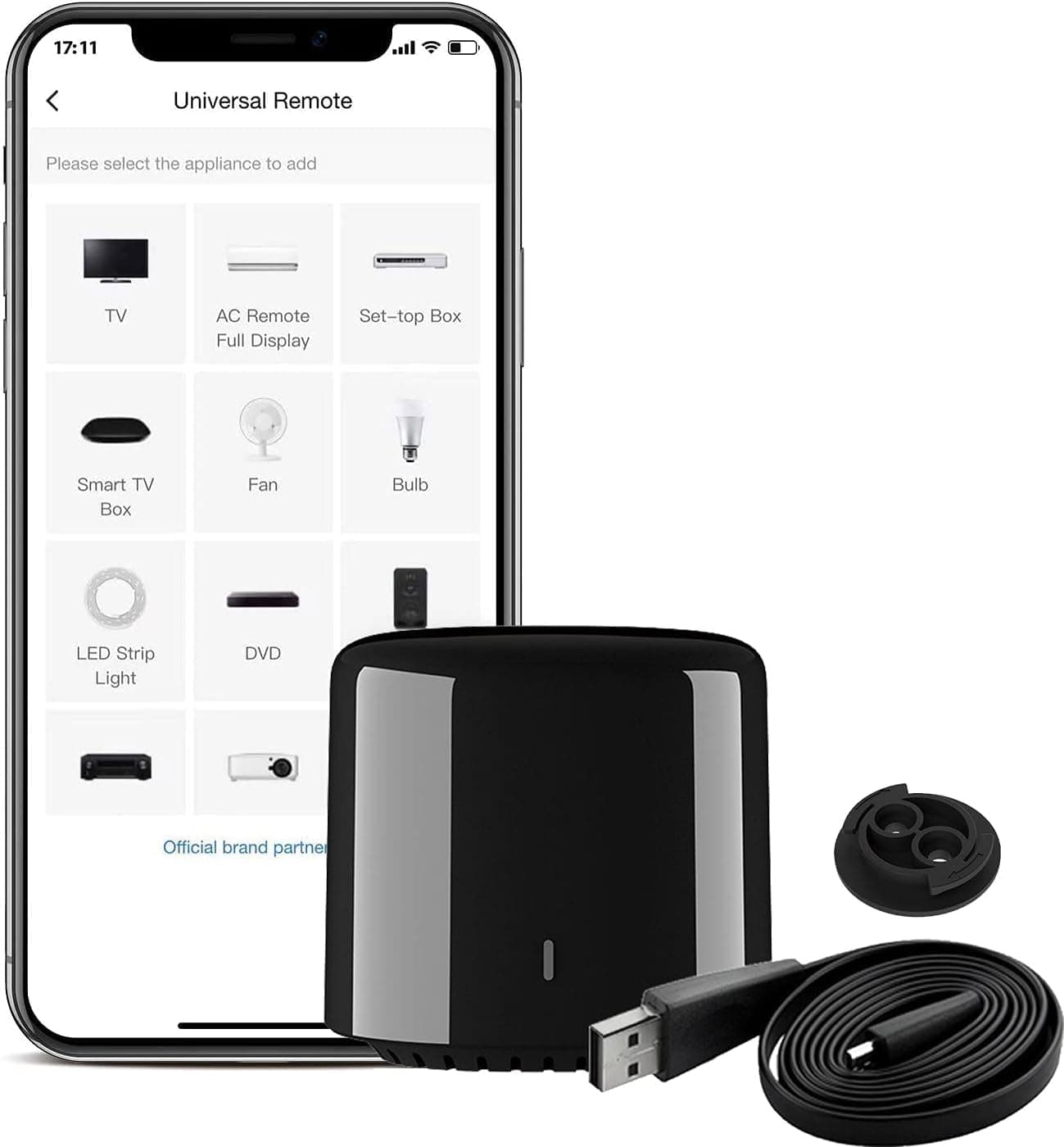 RM4C Mini Universal IR Blaster WiFi Infrared Remote Control Compatible with Alexa Google Home for A/C