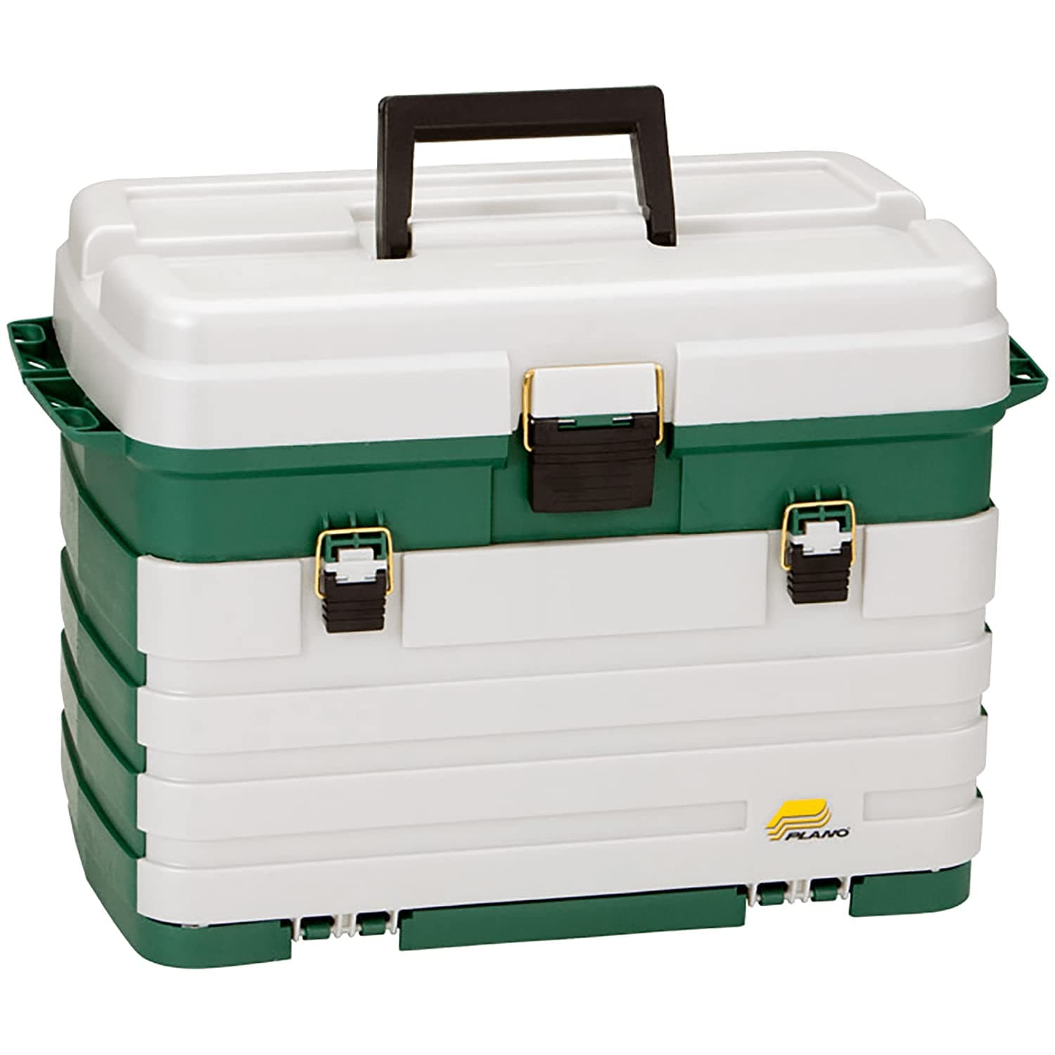4-Drawer Tackle Box Green Metallic/Silver ,One Size