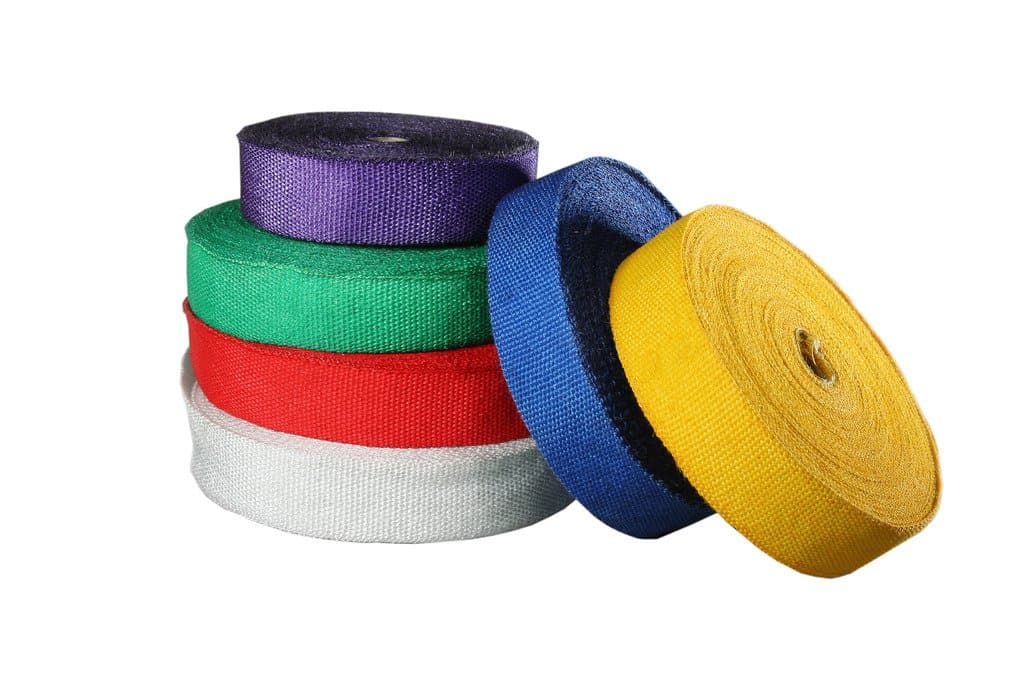 Hooked on Products #CCH001/25' High Temperature Colored Exhaust/Header Wrap - orange