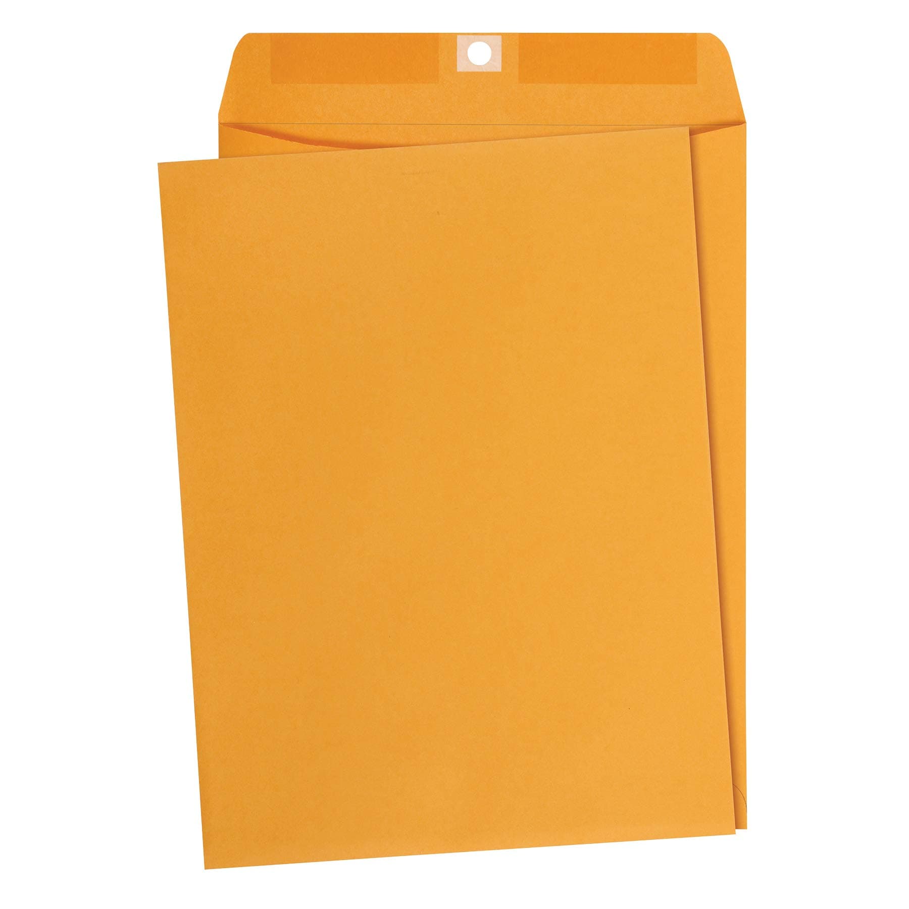 Amazon Basics Clasp Kraft Envelopes for Documents, Gummed Mailing Envelope, 9" x 12", 100-Pack