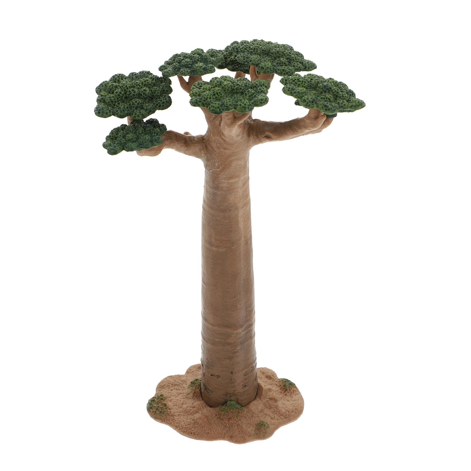 Garneck Model Tree Mini Baobab Tree Train Scenery Architecture Trees Fake Trees Miniature Artificial Tree Fake Plants for DIY Crafts Green