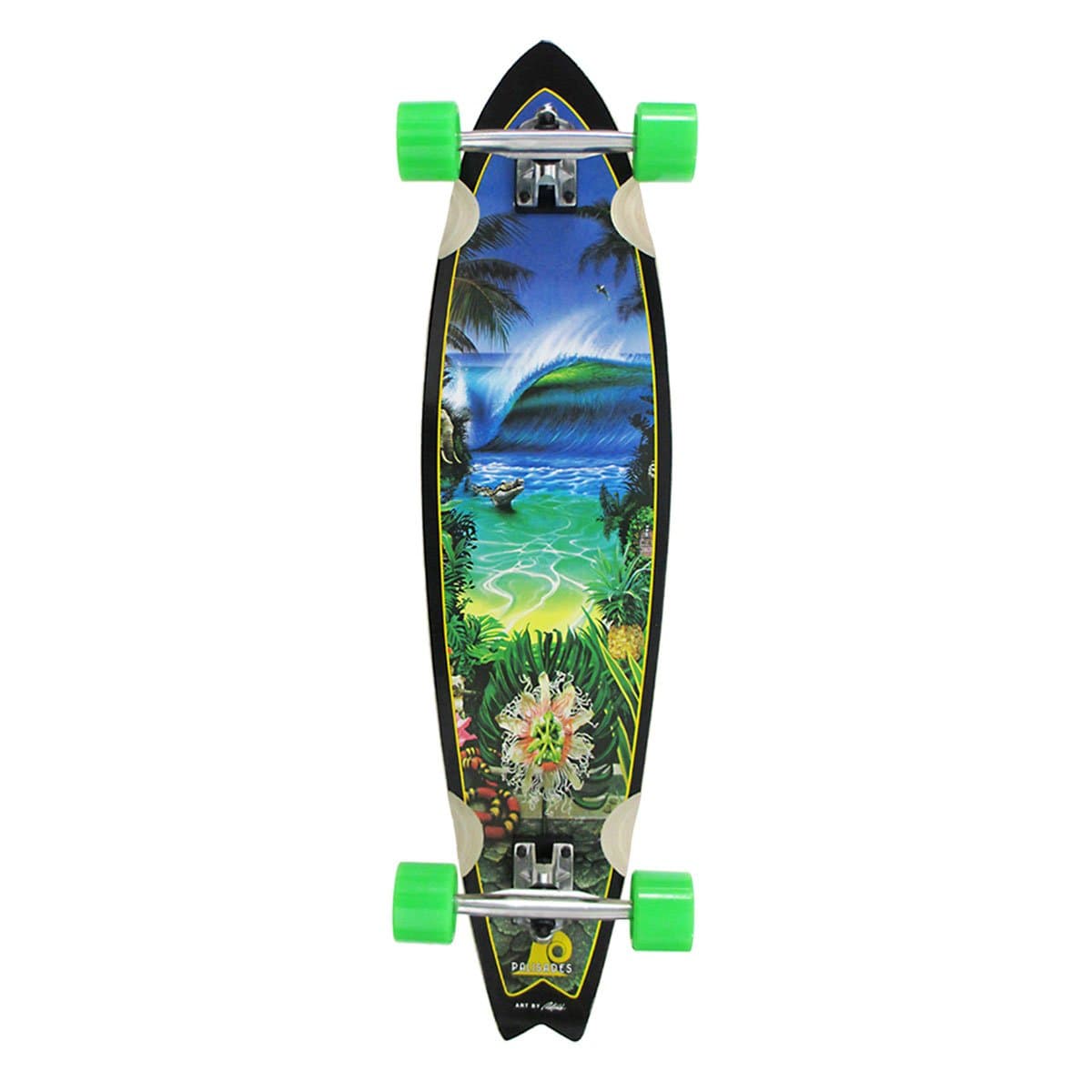Midnight Light Complete Skateboard, 9.5 x 38-Inch
