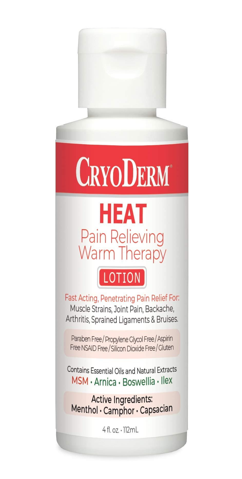 CryoDerm Heat Lotion (4 Ounce)