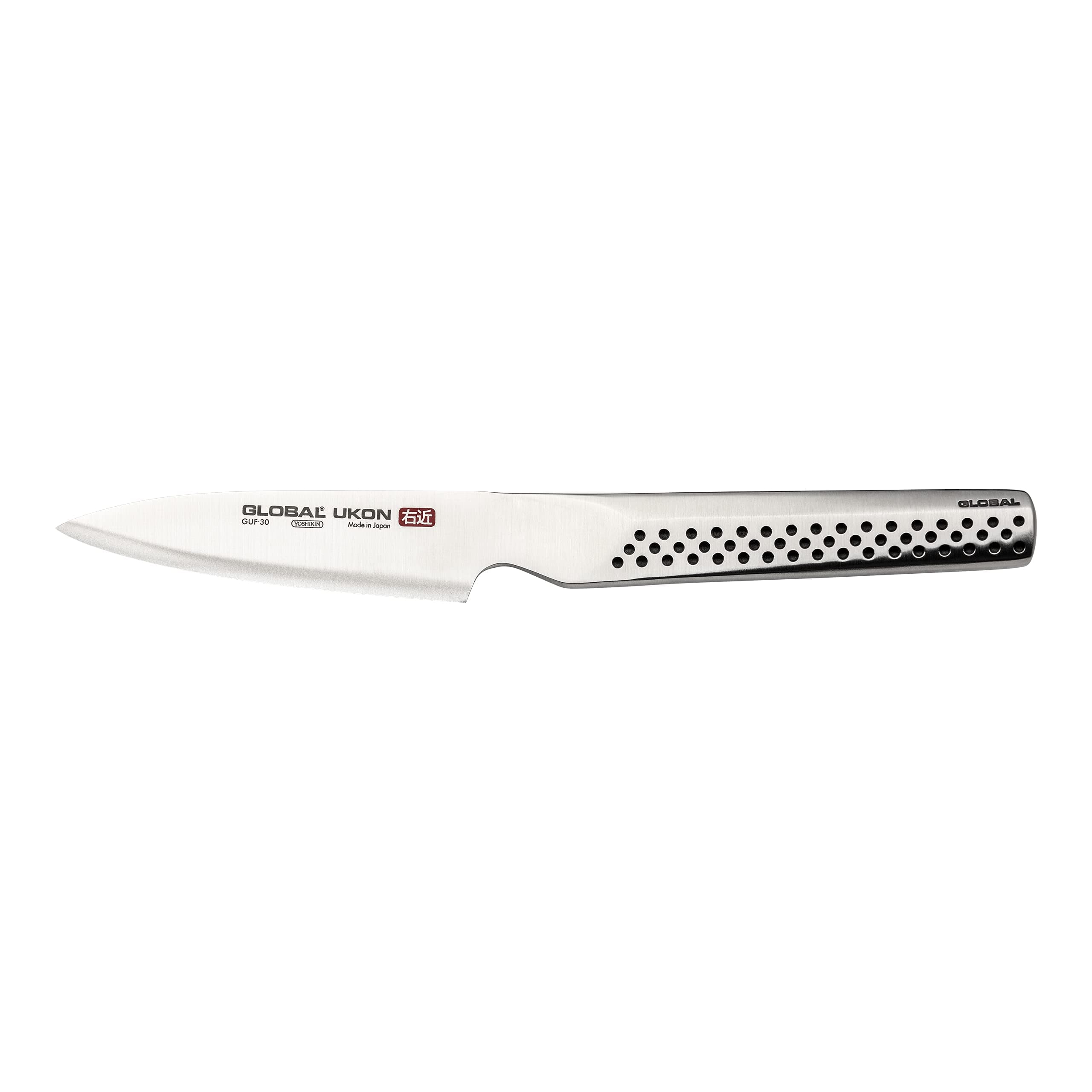 Global UKON 3.5'' PARING Knife, Silver, GUF-30