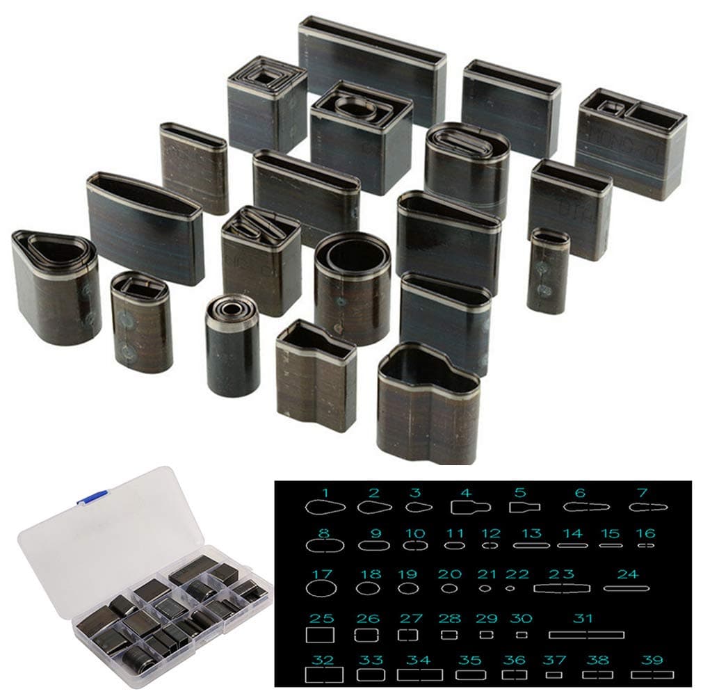 39 Shape Leather Hole Punch Set Leather Craft DIY Tool Set Hole Hollow Punch Cutter Tool Kit for Handmade