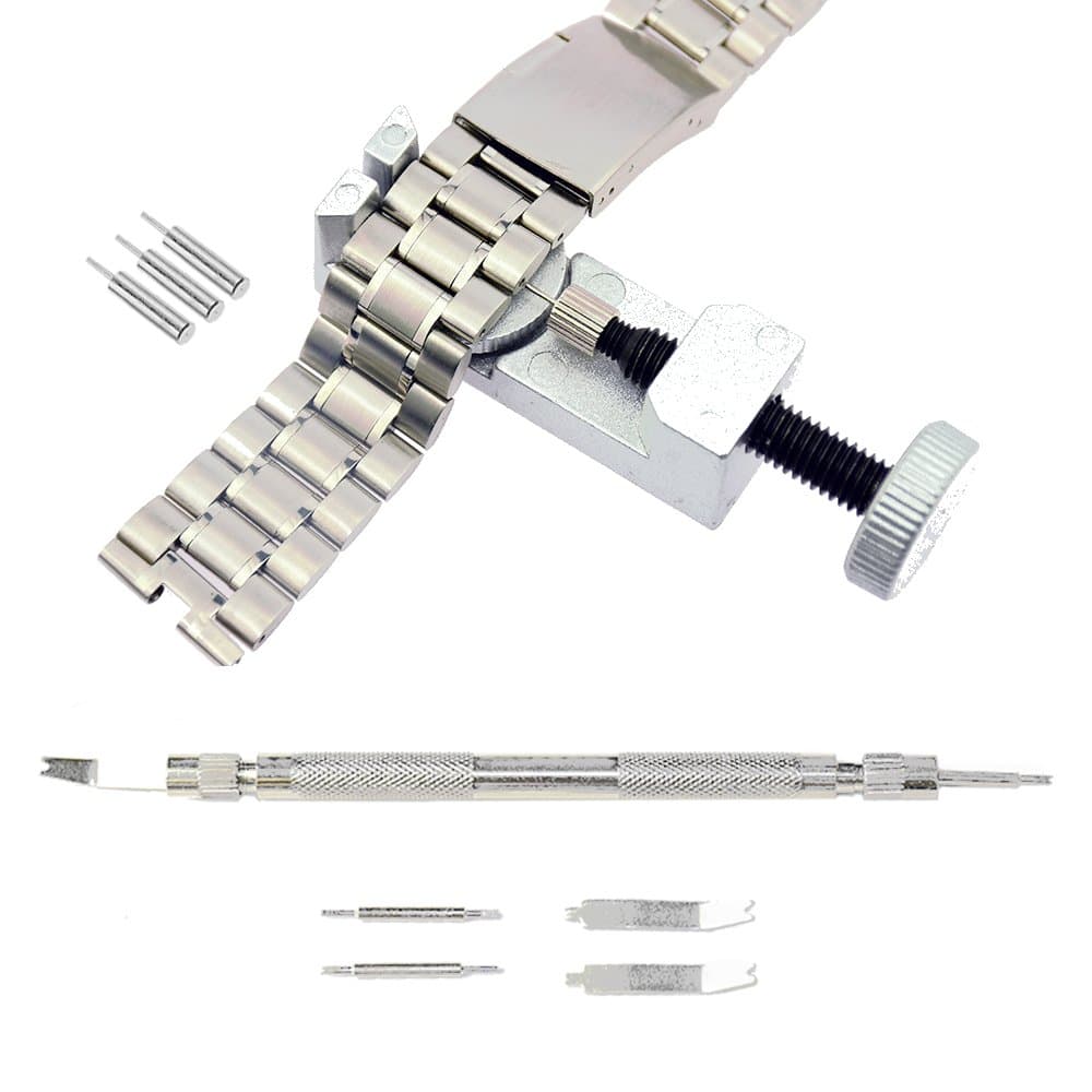 Stritra - Watch Band Strap Link Pin Replacement Remover and Spring Bar Tool Set with Extra Pins Wrist Bands Strap Removal Repair Fix Kit