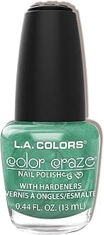 L.A. COLORS Color Craze Nail Polish, Peppy CNP631