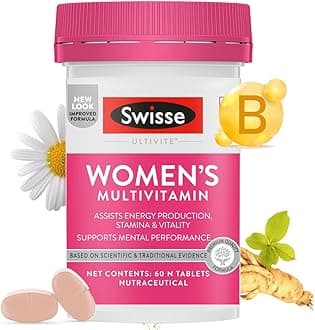 Women's Multivitamin - Manufactured In Australia, Imported Supplement From Australia's No.1 Multivitamin Brand - Boosts Energy, Stamina, Vitality & Mental Performance With 36 Herbs, Vitamins & Minerals (60 Tabs)