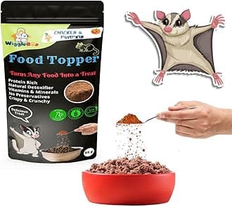 Magical Sugar Glider Food Topper || Joy of Best Taste || Chicken & Pumpkin Flavour || Grain Free & Protein Rich || Natural Dewormer || 50g (Chicken & Pumpkin)