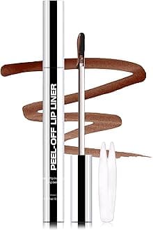 Erinde Matte Finish Peel Off Lip Stain, Long Lasting Tattoo Lip Liner, Waterproof Transfer Proof, Non-Stick Cup Nude Lip Stain Lipliner, 05