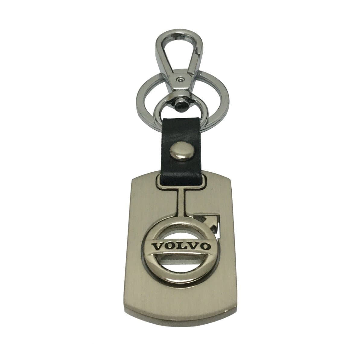 Daiden Chrome Metal Keychain Key Chain Ring Keyring Keyfob Key Holder For Volvo Driver Car Enthusiast Automotive