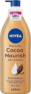 Body Lotion for Dry Skin, Cocoa Butter with Pure Hyaluron, 48H Deep Moisture, 625ml