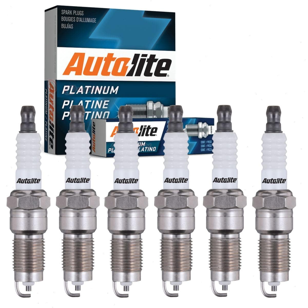 Sixity Auto 6 pc Autolite Platinum Spark Plugs compatible with Ford Explorer 4.0L V6 2005-2010