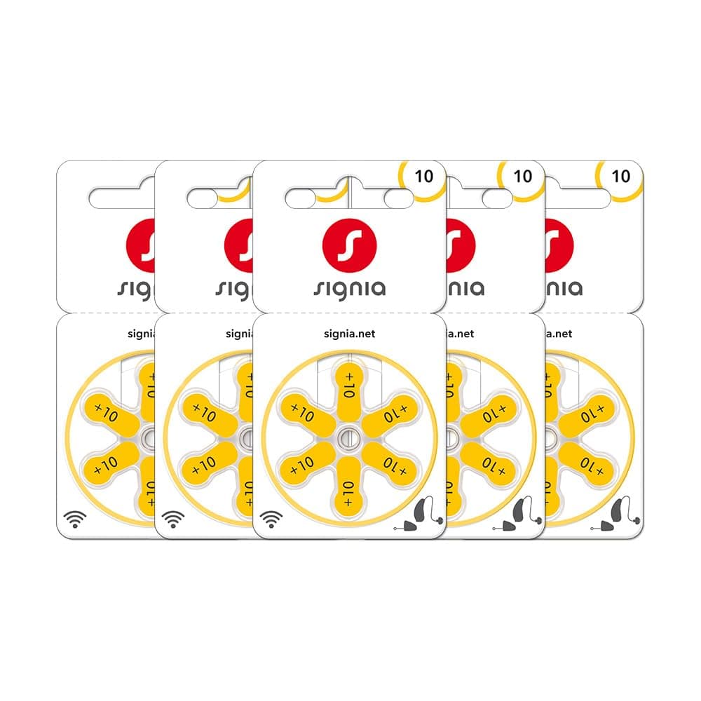 Signia Hear.com Hearing Aid Batteries Size 10 Pack of 30