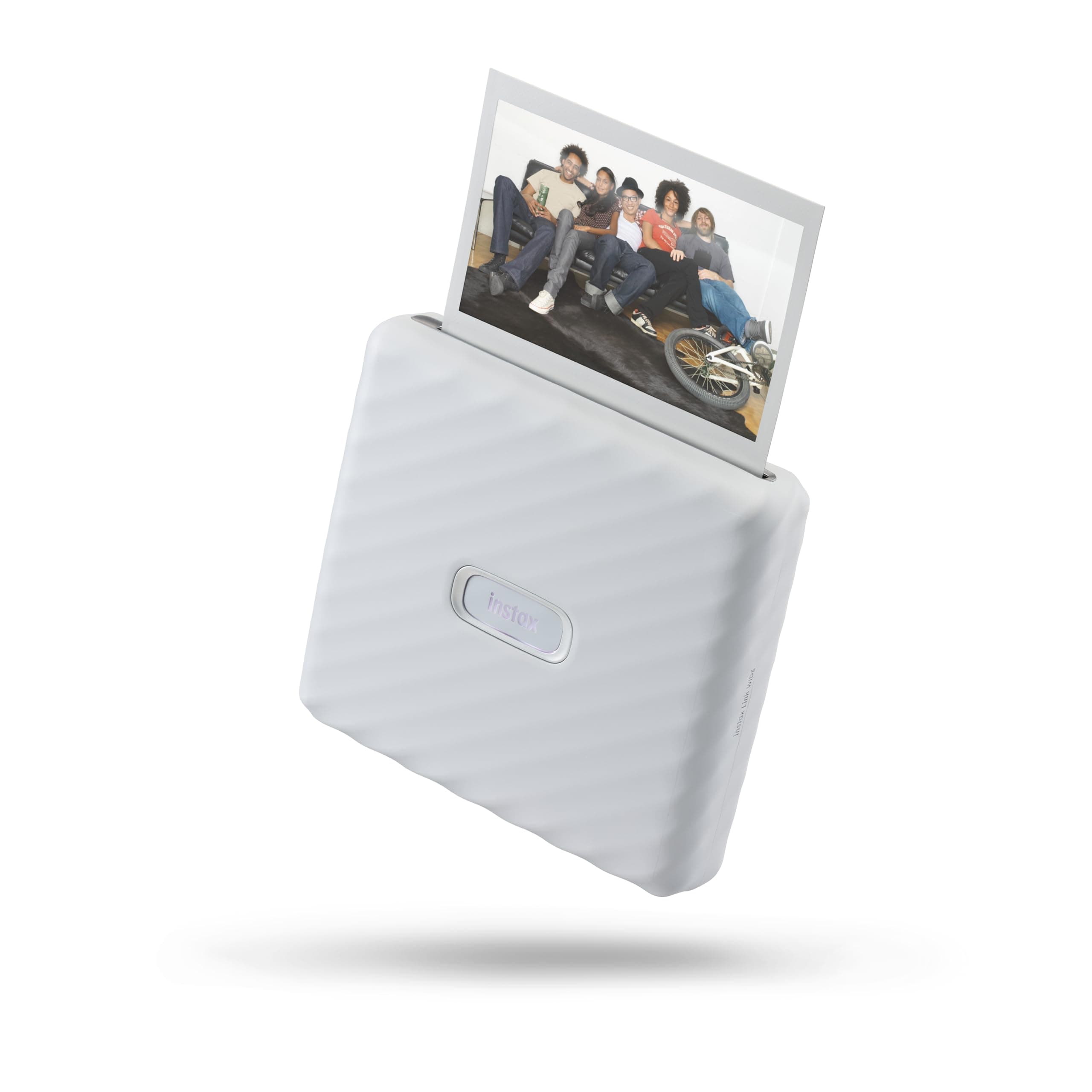 Fujifilm Instax Link Wide Smartphone Printer (Ash White)