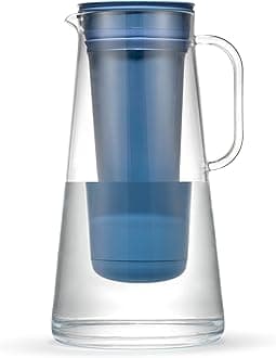 Home Pitcher BPA Free Plastic 7 Cup Stormy Blue