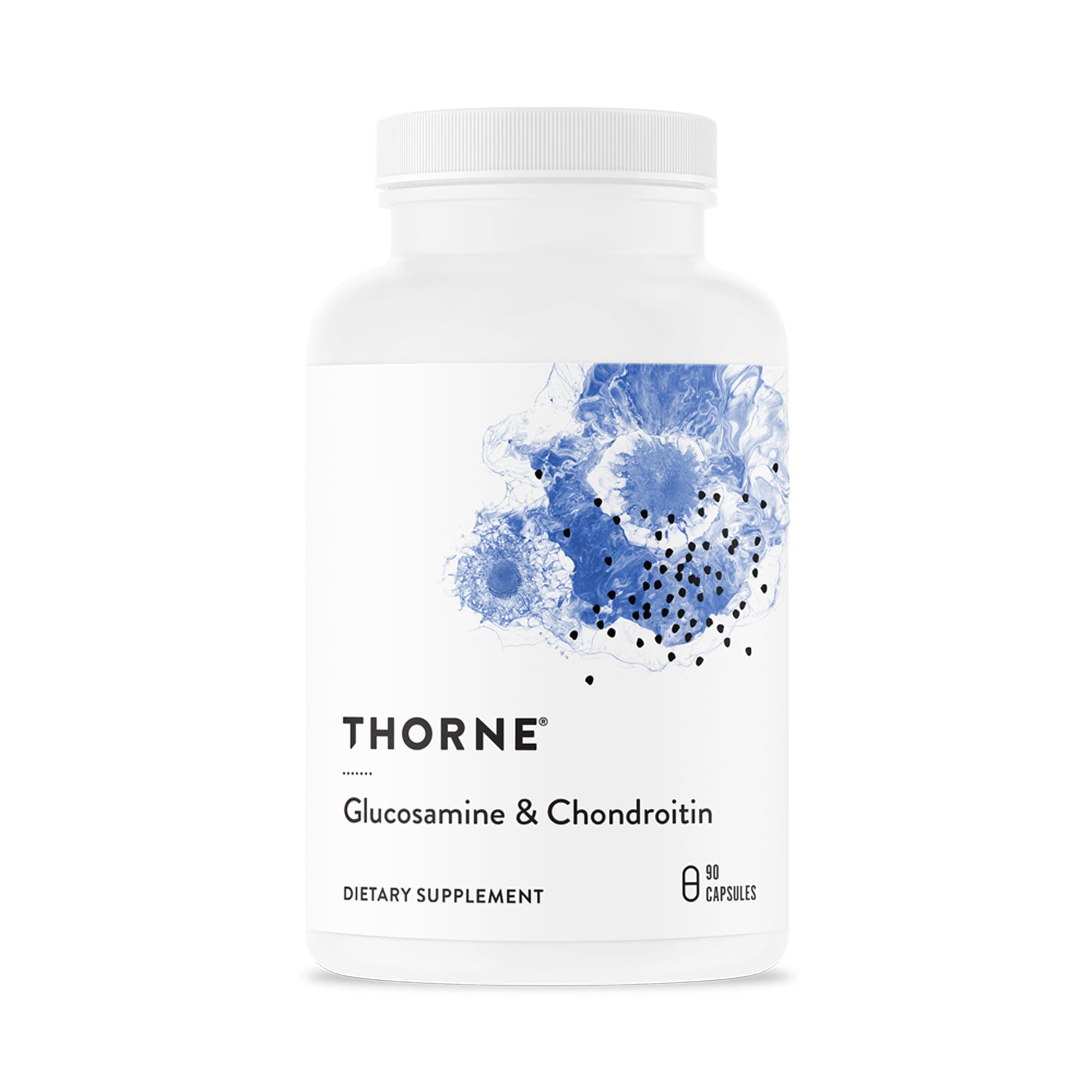 THORNE - Glucosamine & Chondroitin - Helps Maintain Healthy Joint Function & Mobility - Supports Normal Cartilage Formation* - Third-Party Certified - Gluten, Dairy & Soy-Free - 90 Capsules