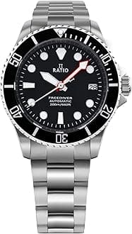 – FreeDiver Sapphire Crystal Diver Watch Japanese Automatic Dive Watch 200m Water Resistant Diving Watch for Men