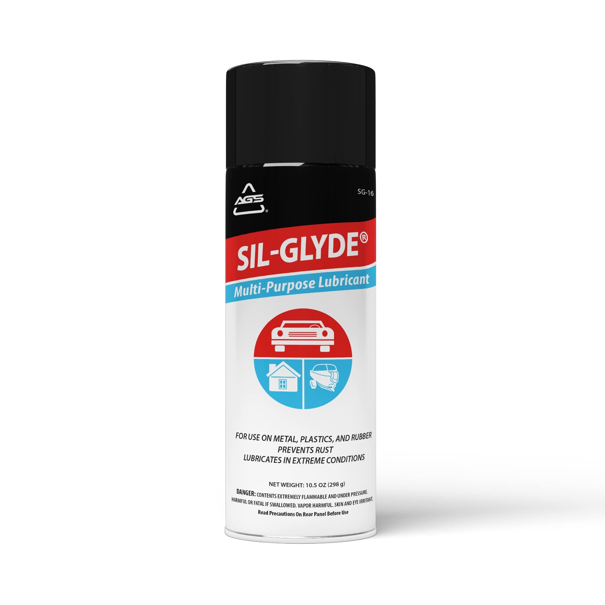 Automative Solutions SIL-Glyde General Purpose Silicone Lubricant Spray for All Environments, Stops Squeaks, Prevents Rust, Weather-Proof - 10.5oz. Silicone Lubricant Spray