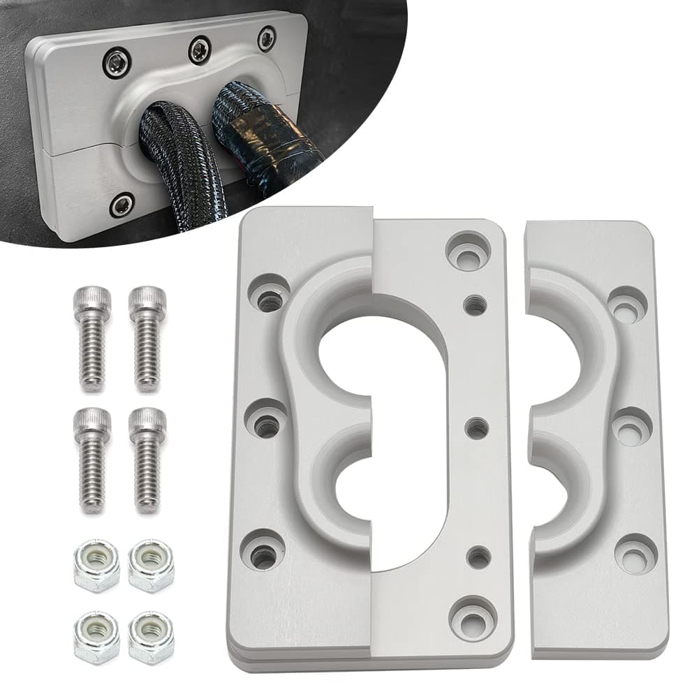 for Holley Terminator X Max Billet Aluminum Fire Wall Pass Through Raw Bracket