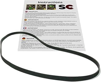 Washing Machine Belt Compatible (5Epj 1270 / 5Pje 1270/1270 J5 5Pj J 4Pj 1270El 6Pj J3 Pj Epj J4 Pj)