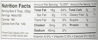 Peanut Butter & Co. Old Fashioned Smooth Peanut Butter, Non-GMO, Gluten Free, Vegan, No Sugar Added, 16 Ounce