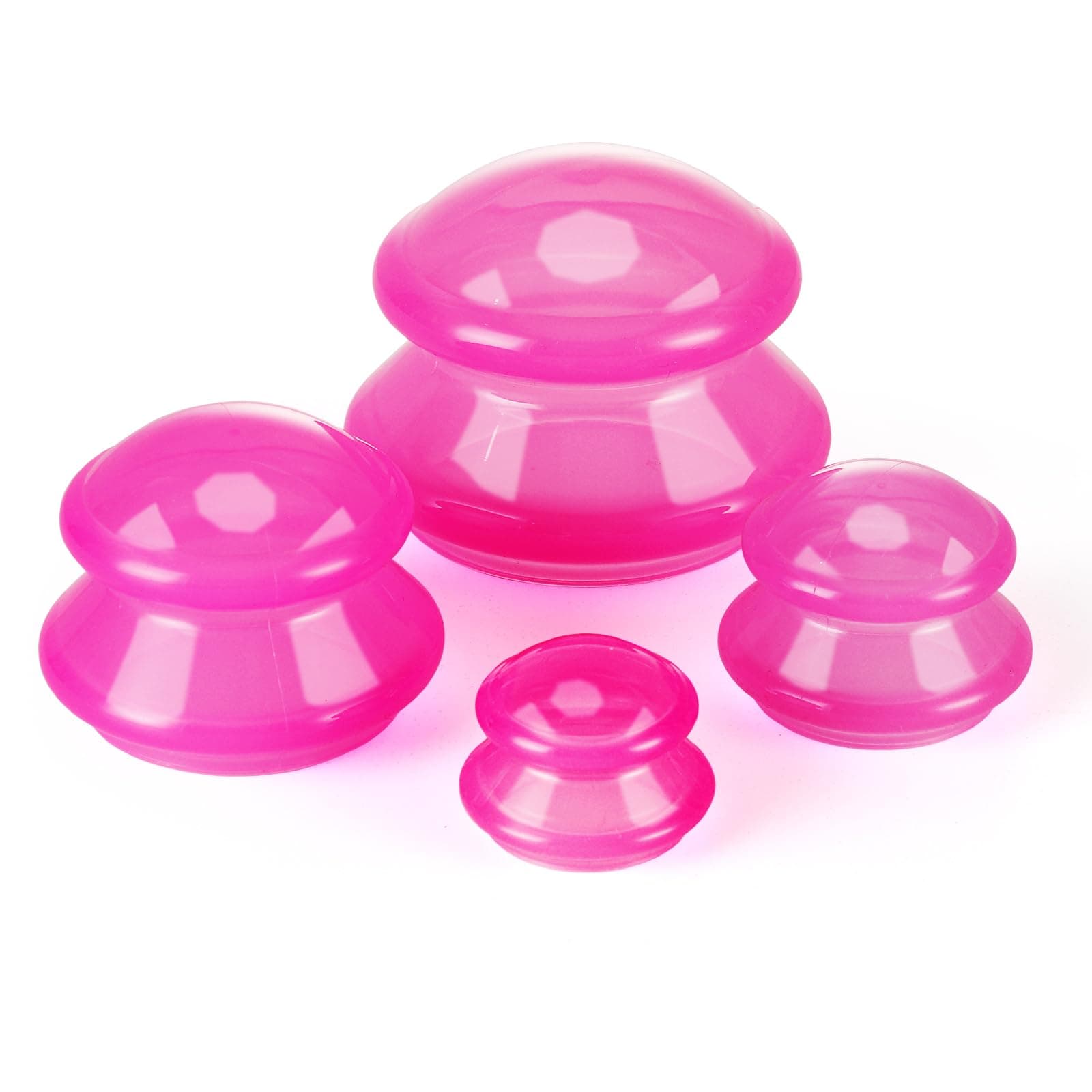 Silicone Cupping Therapy Set, Professional Studio and Home Cupping Set Massage Therapy Cup, Chinese Massage Cups for Cellulite Reduction Cupping Kit,Muscle and Joint Pain Myofascial Cuppings Massager