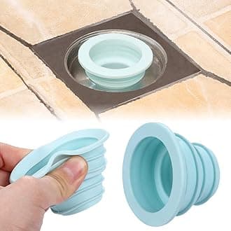 Sponsored Ad - KPNG Drain Pipe Seal Hose Silicone Plug Kitchen Deodorant Sewer Ring Washing Machine Multipurpose Floor Drain Basin Bathroom Sink Laundry (2 Piece/Blue, 6 Cm)