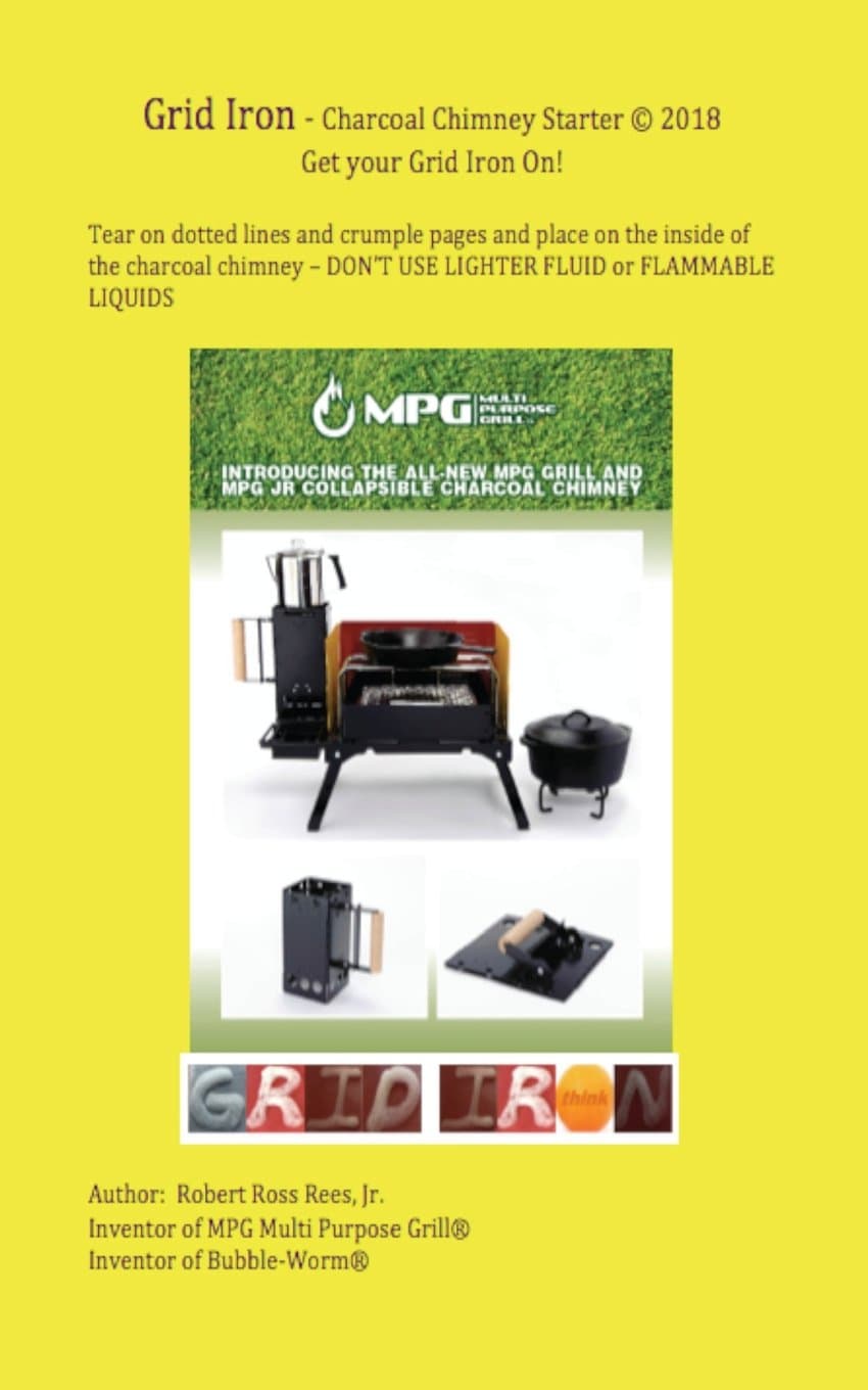 Grid Iron - Charcoal Chimney Starter: Get Your Grid Iron On!