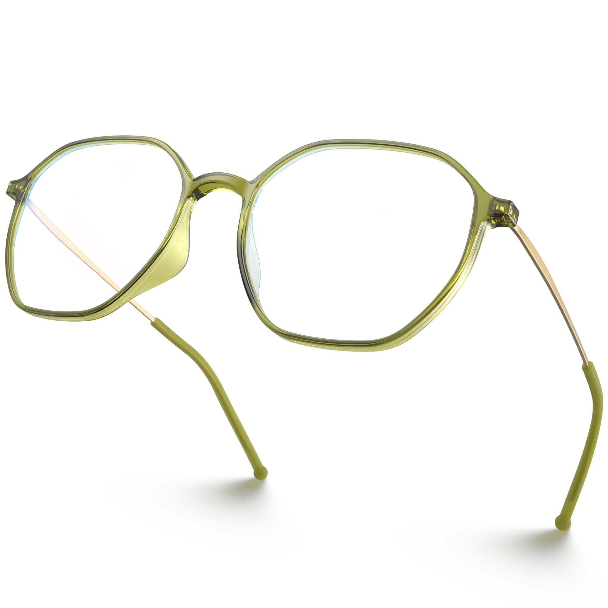 VISOONE Lightweight TR90 Blue Light Blocking Glasses Frame with Anti Glare Eye Protection for Women and Men RANE