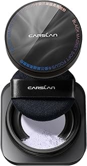 2.0 Black Magnet Soft Focus Make Up Powder, Waterproof Loose Setting Powder, 24H Longlasting, Oil Control, Talc-Free Face Powder, 01 Light Purple For Dry&Com Skin, 0.28Oz