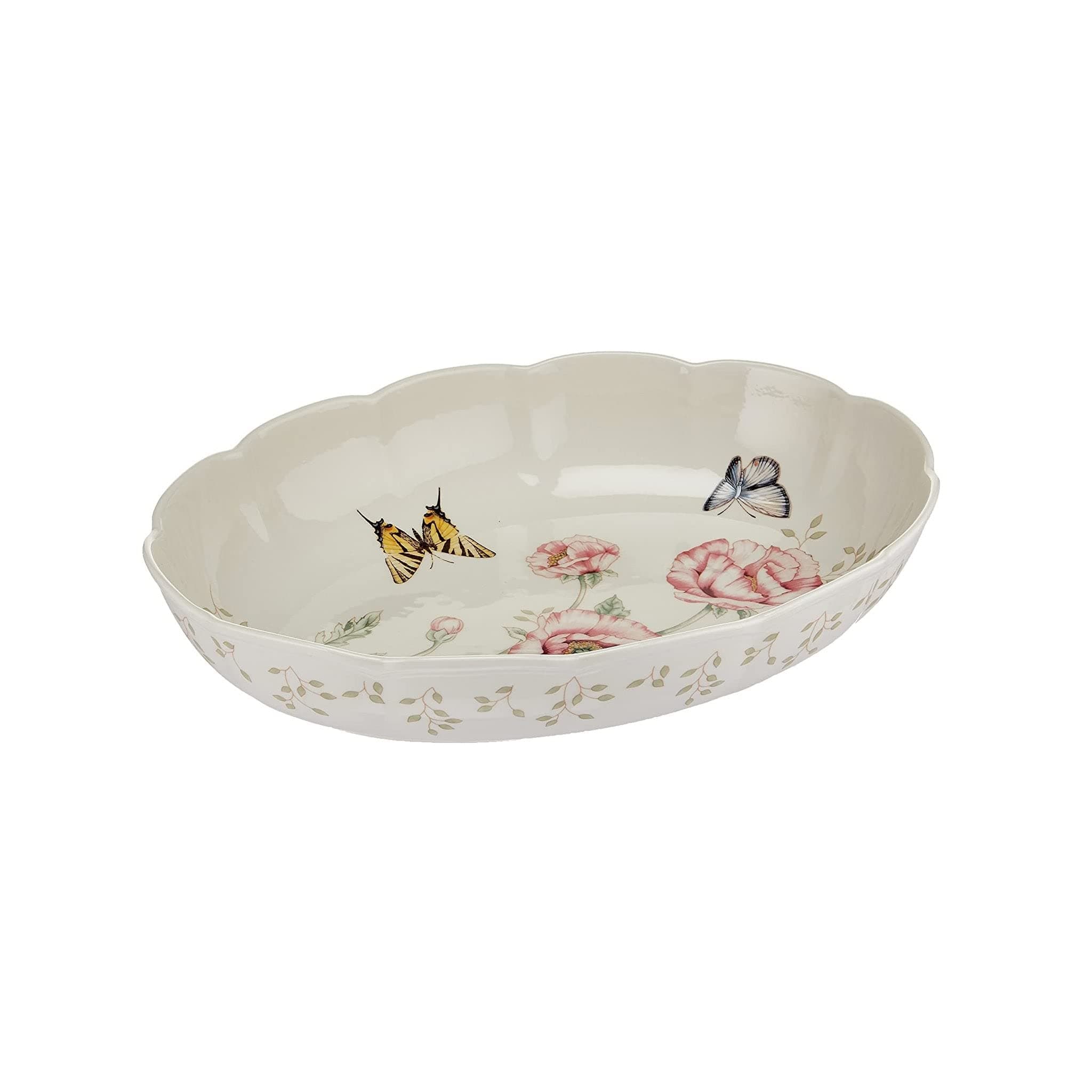 6084024 Butterfly Meadow Oval Baker