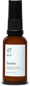 - 47 Skin | Hydrating Face Serum with Silver Chitoderm for ALL Skin Types | Clears Acne, Prevents & Heals Breakouts & Blemishes, Repairs Scars | Moisturises and Nourishes For Smooth Skin | 30ml