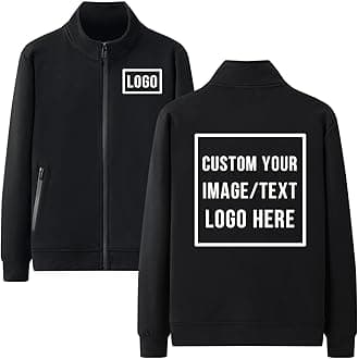 Custom Track Jacket Design Personalized Sweatshirt Womens Jackets Zip Up Fleece Coats